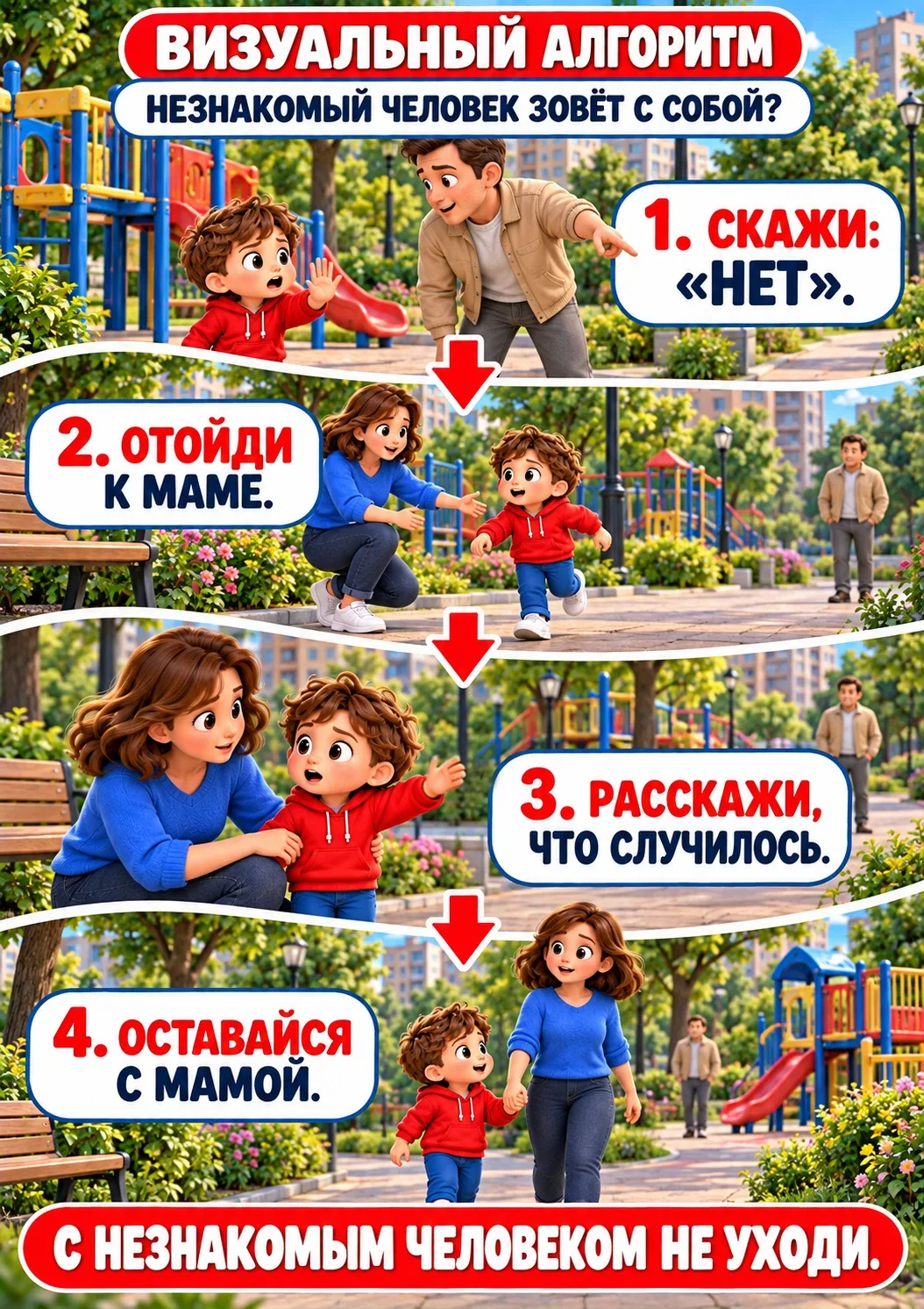🛡 НЕЗНАКОМЫЙ ЧЕЛОВЕК ЗОВЁТ С СОБОЙ