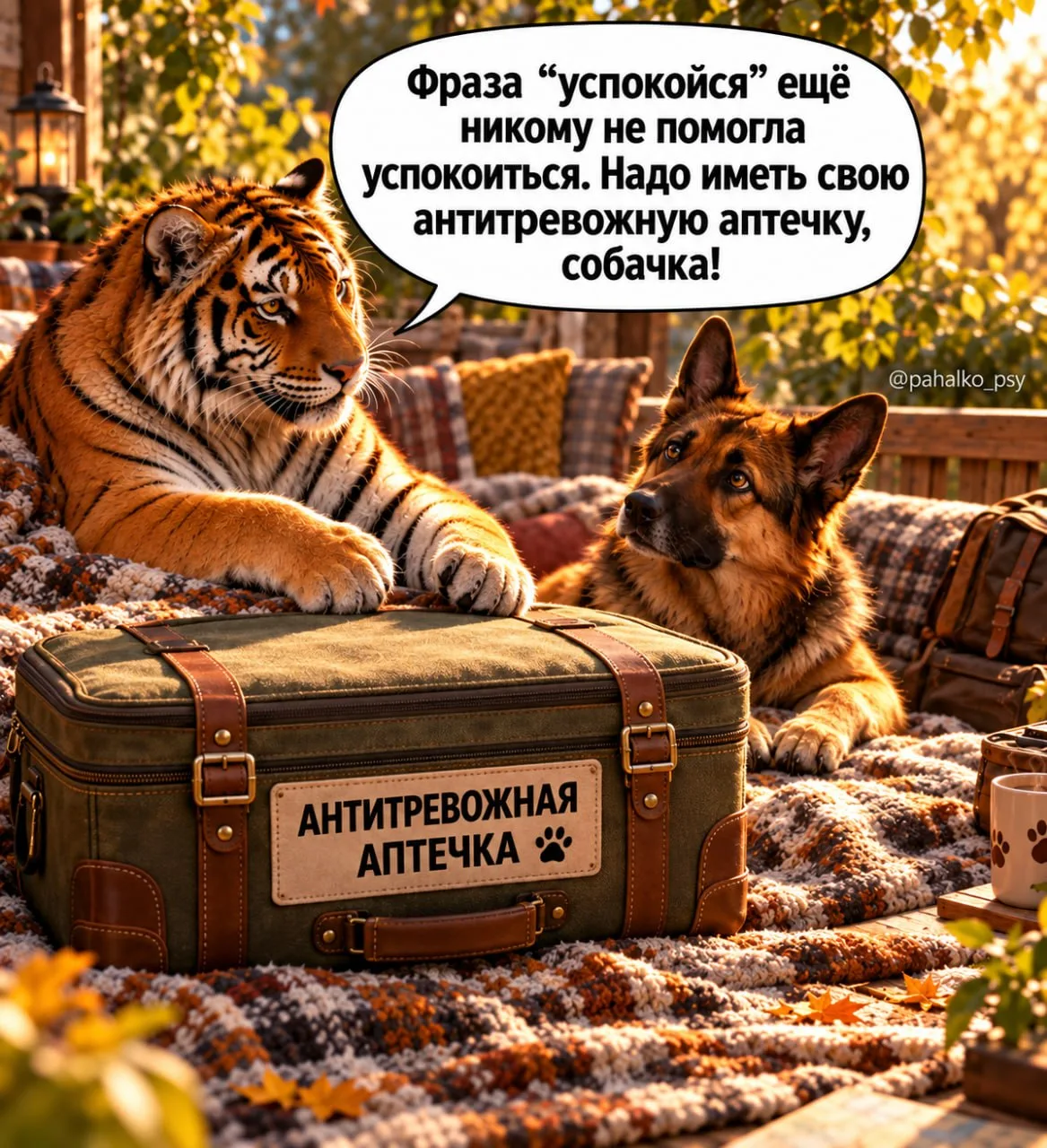 Ну и ловите классную практику по работе с тревогой