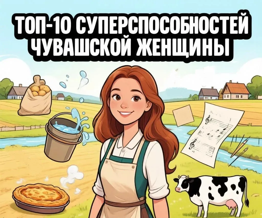 Топ-10 суперспособностей чувашской сельской женщины