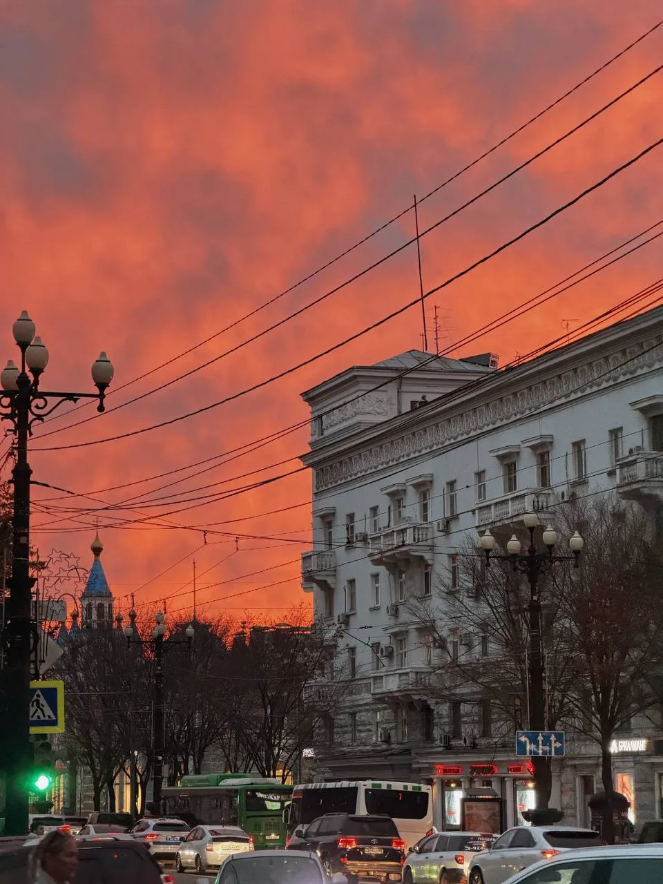🥰 Хабаровчане, кто успел сфотографировать прекрасный закат?