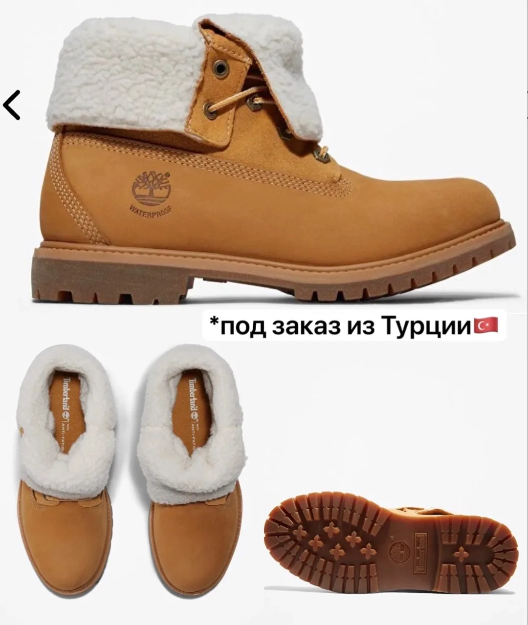 🔴 Женские ботинки Timberland® Warm Lined Roll-Top Boot - Элегантность и комфорт в кажд...