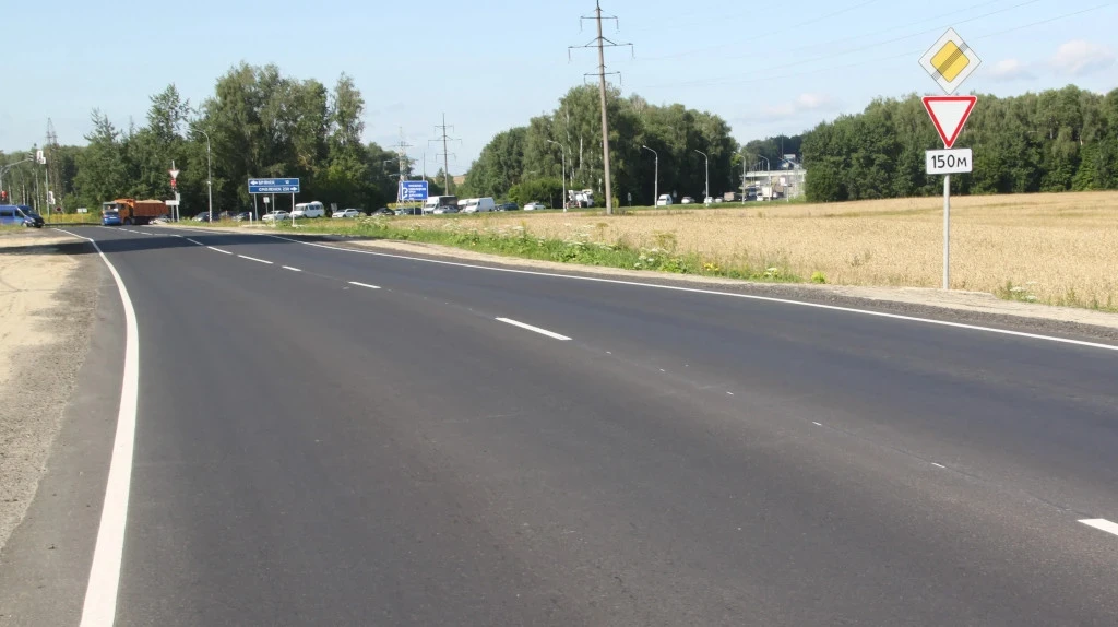 Дорожники обновили участок опорной сети дорог нашей области
