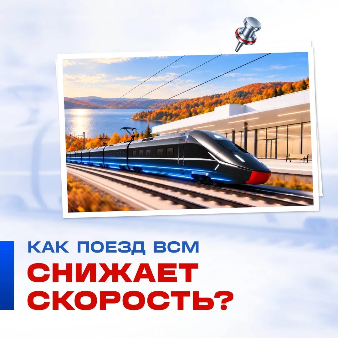 У поезда ВСМ не один способ снижать скорость. Так, торможение состава могут выполнять т...