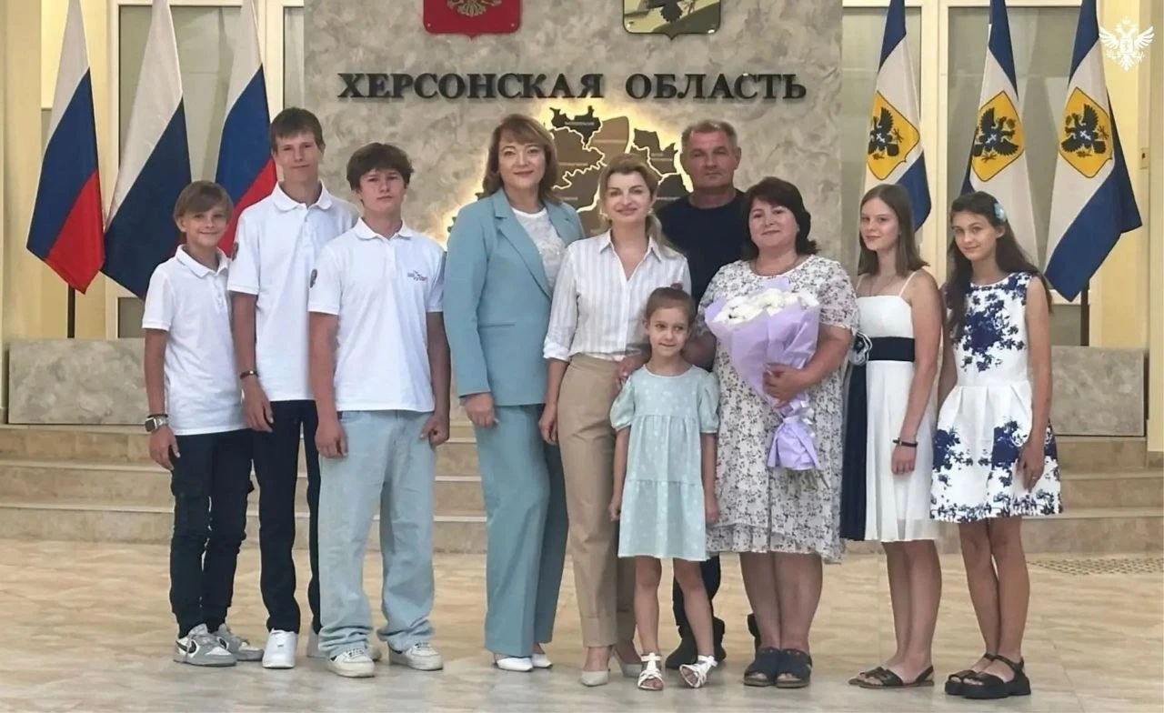 ❤️ Семья Довбня из Херсонской области победила на конкурсе «Семья года»