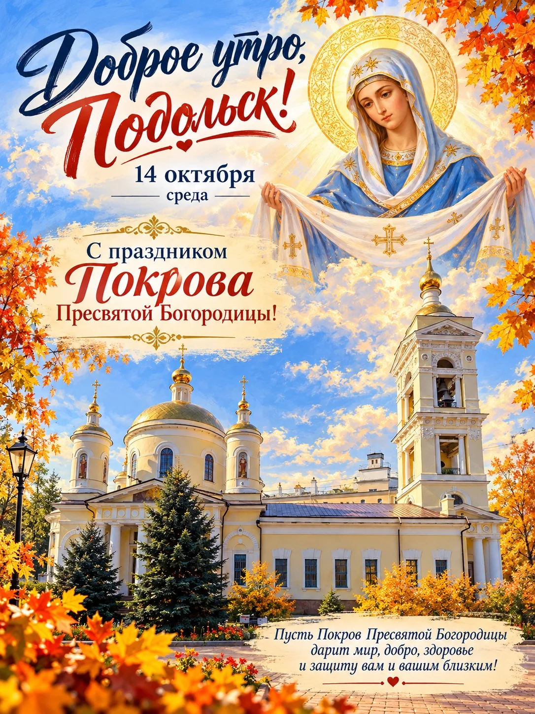 ☀️ Доброе утро, Подольск!