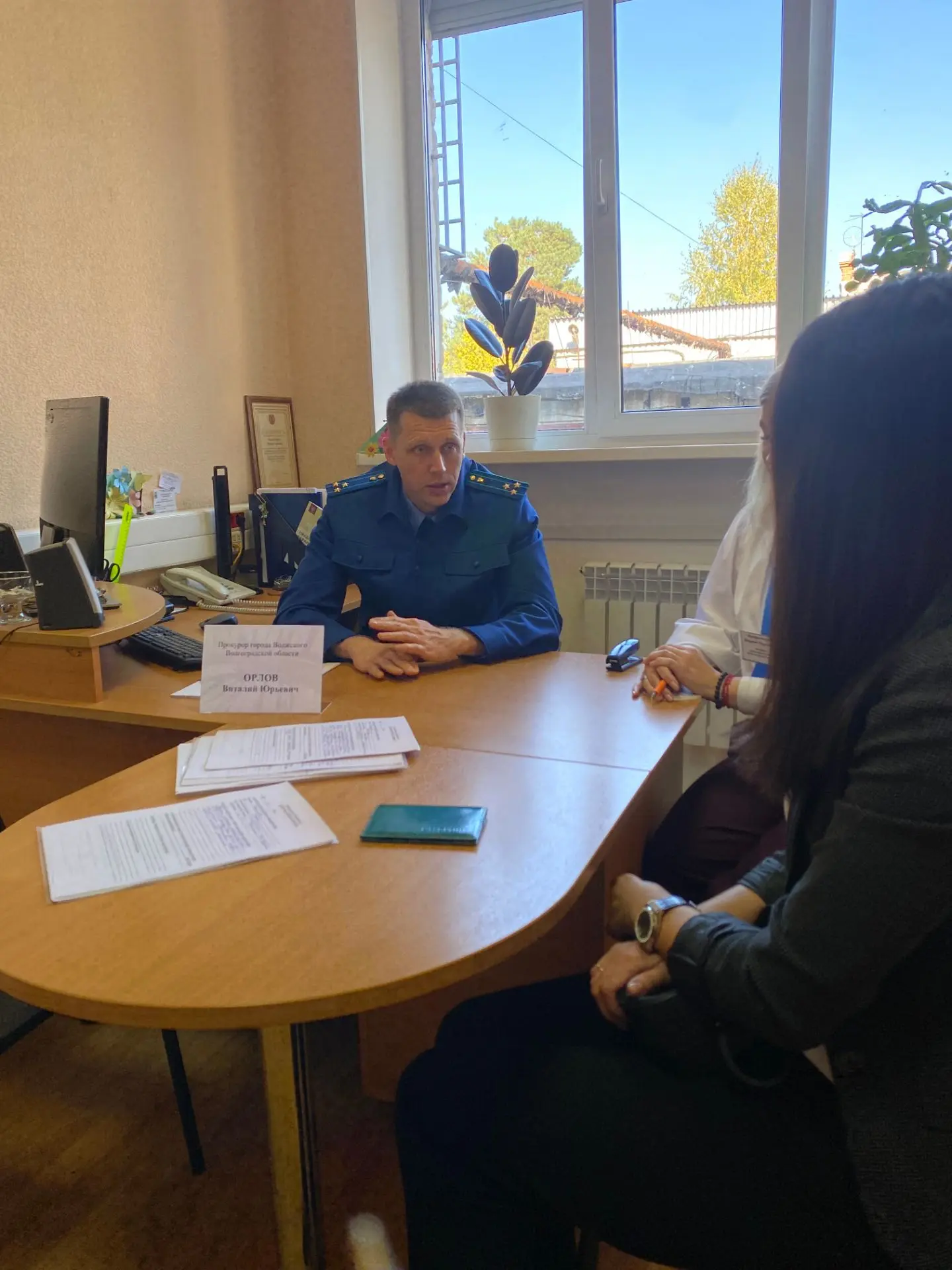 Прокурором города Волжского Волгоградской области Виталием  Орловым проведен личный вые...