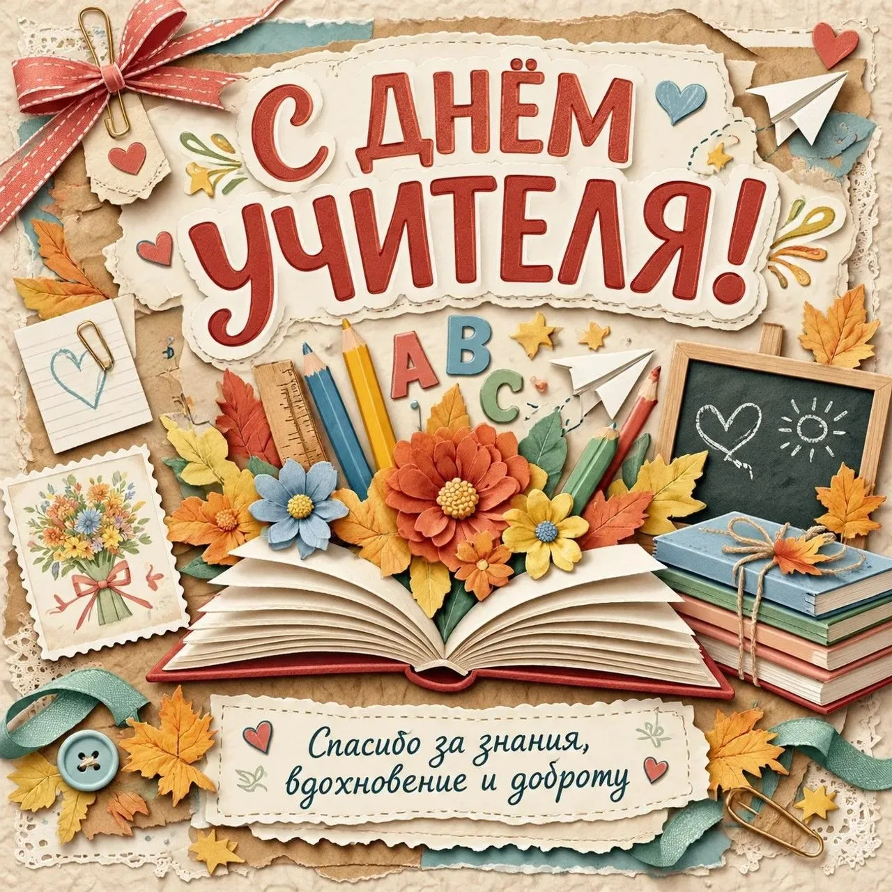 💐 День учителя — праздник тех, кто формирует будущее. 💛