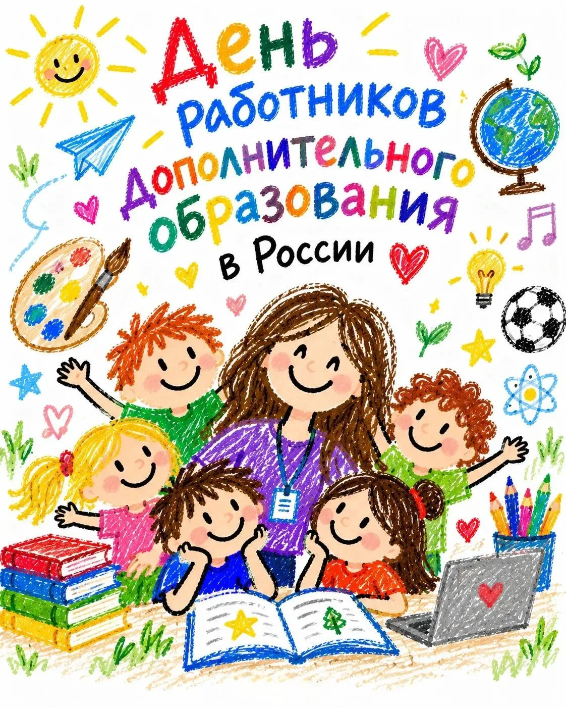 🎉 Сегодня, 8 октября, мы отмечаем замечательный праздник — ДЕНЬ РАБОТНИКА ДОПОЛНИТЕЛЬН...