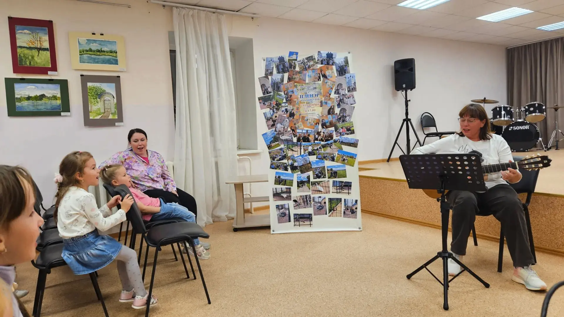 🎼Артисты студии «Грация» побывали на выставке в Детской школе искусств