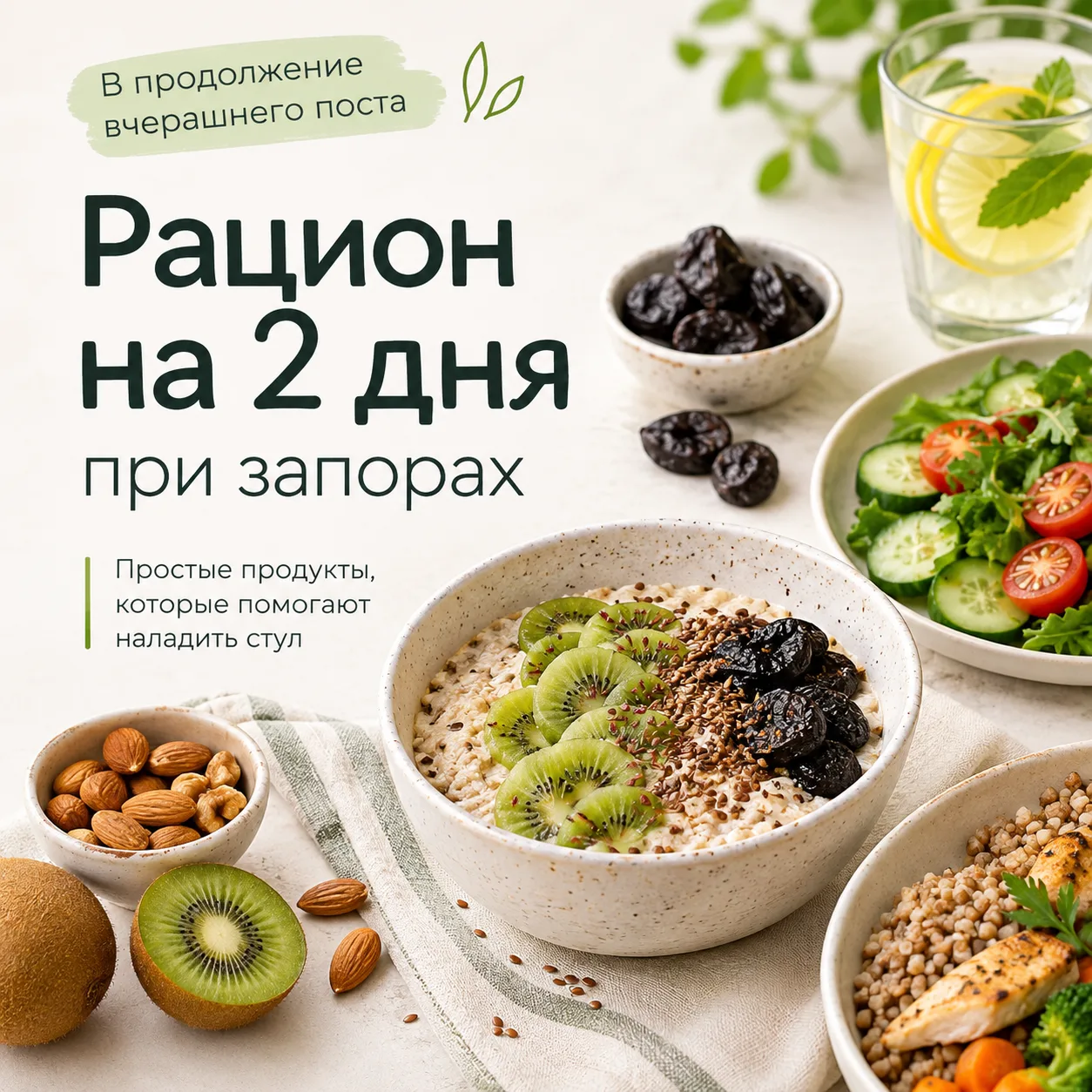 Что положить в тарелку при запорах?