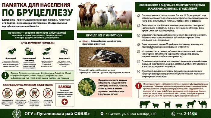 Бруцеллёз – хронически протекающее заболевание общее для человека и животных. Основными...