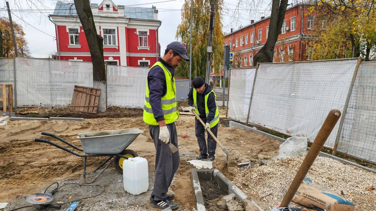 В Подольске взялись за обновление Соборной площади 👍