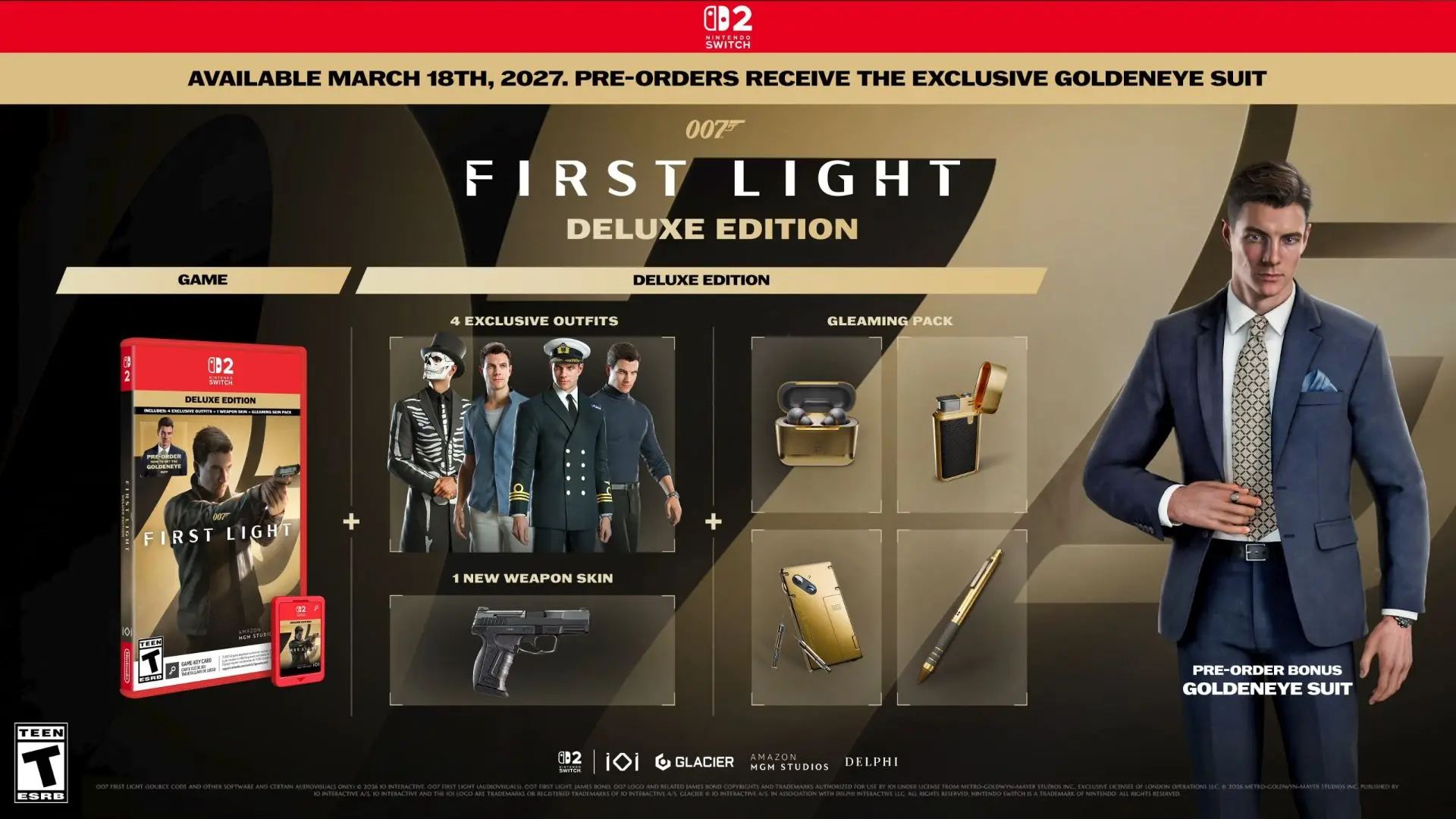 007 First Light выйдет на Switch 2 18 марта 2027 года.