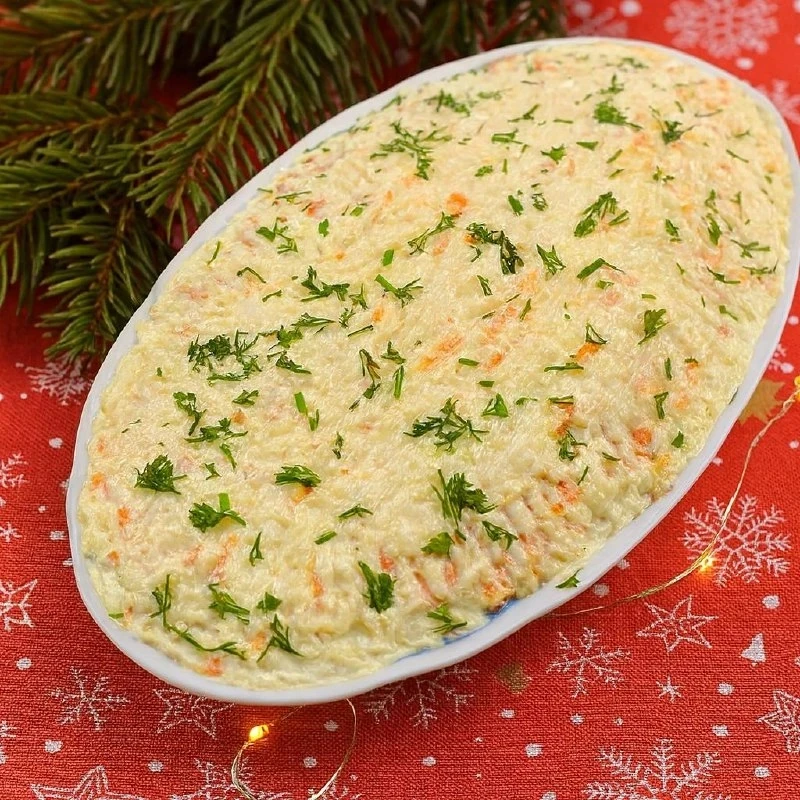 САЛАТ «ШПРОТКА» 🍽️✨
