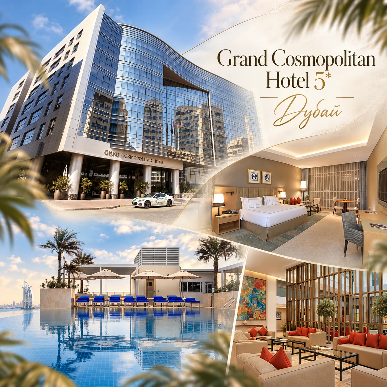 ✨ Дубай — стильный Grand Cosmopolitan Hotel 5⭐️
