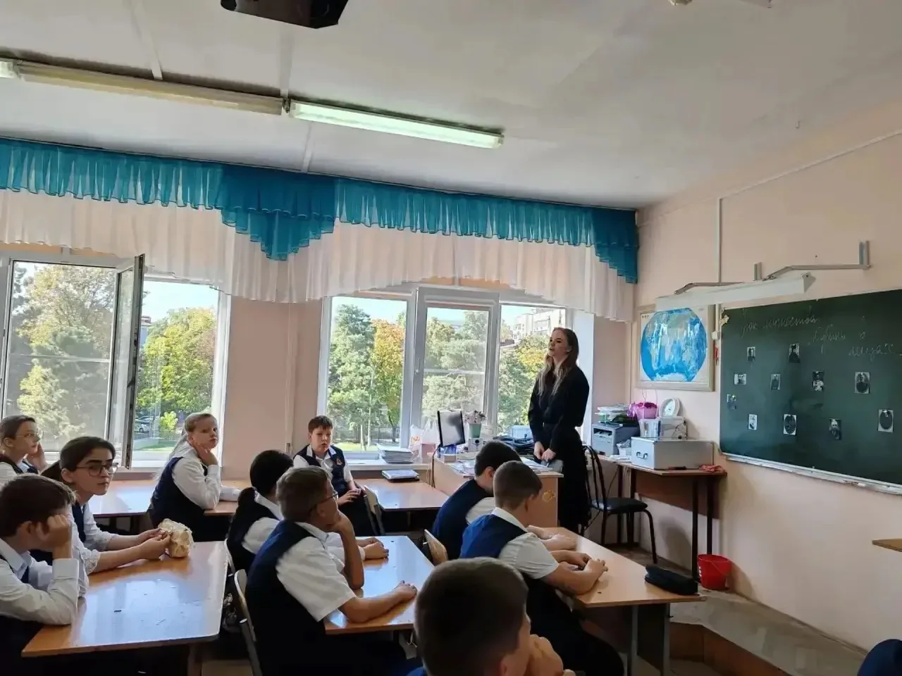 В нашей школе продолжается цикл «Уроков мужества».