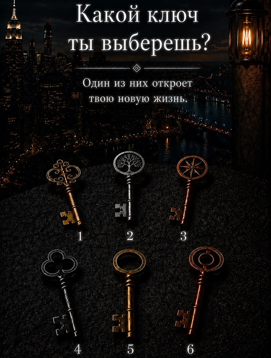 Почувствуй, какой ключ - твой?