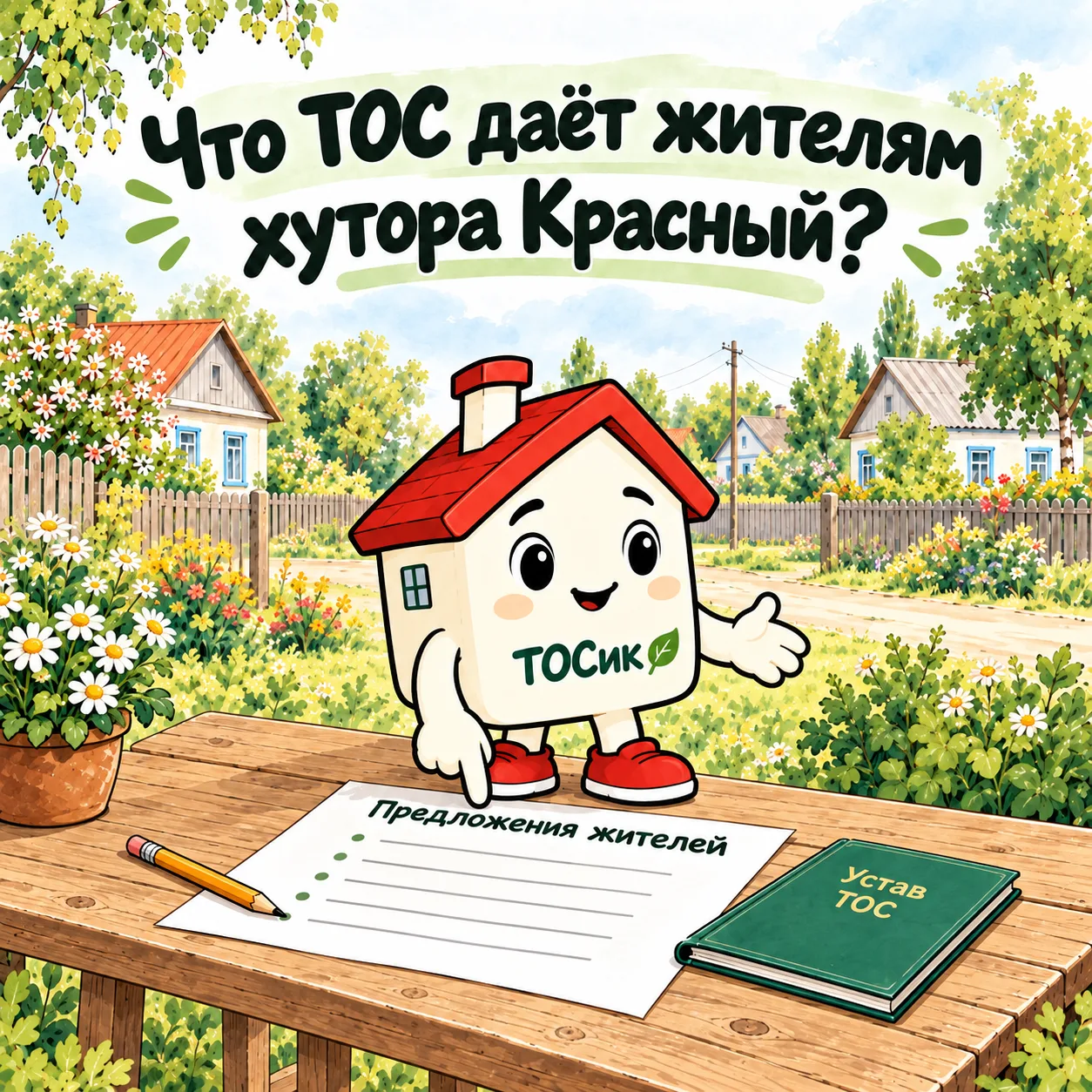 Что ТОС даёт жителям хутора Красный?