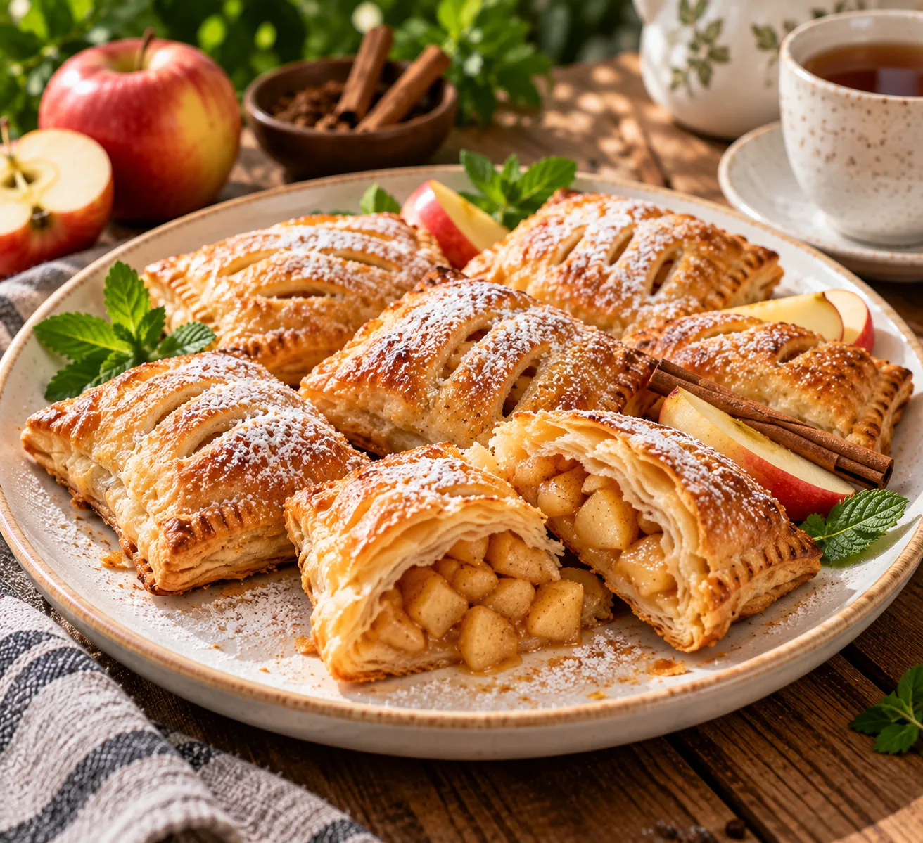 🥐 КОГДА ХОЧЕТСЯ ЧЕГО-НИБУДЬ К ЧАЮ, А ВОЗИТЬСЯ С ТЕСТОМ НЕ ХОЧЕТСЯ 🍎