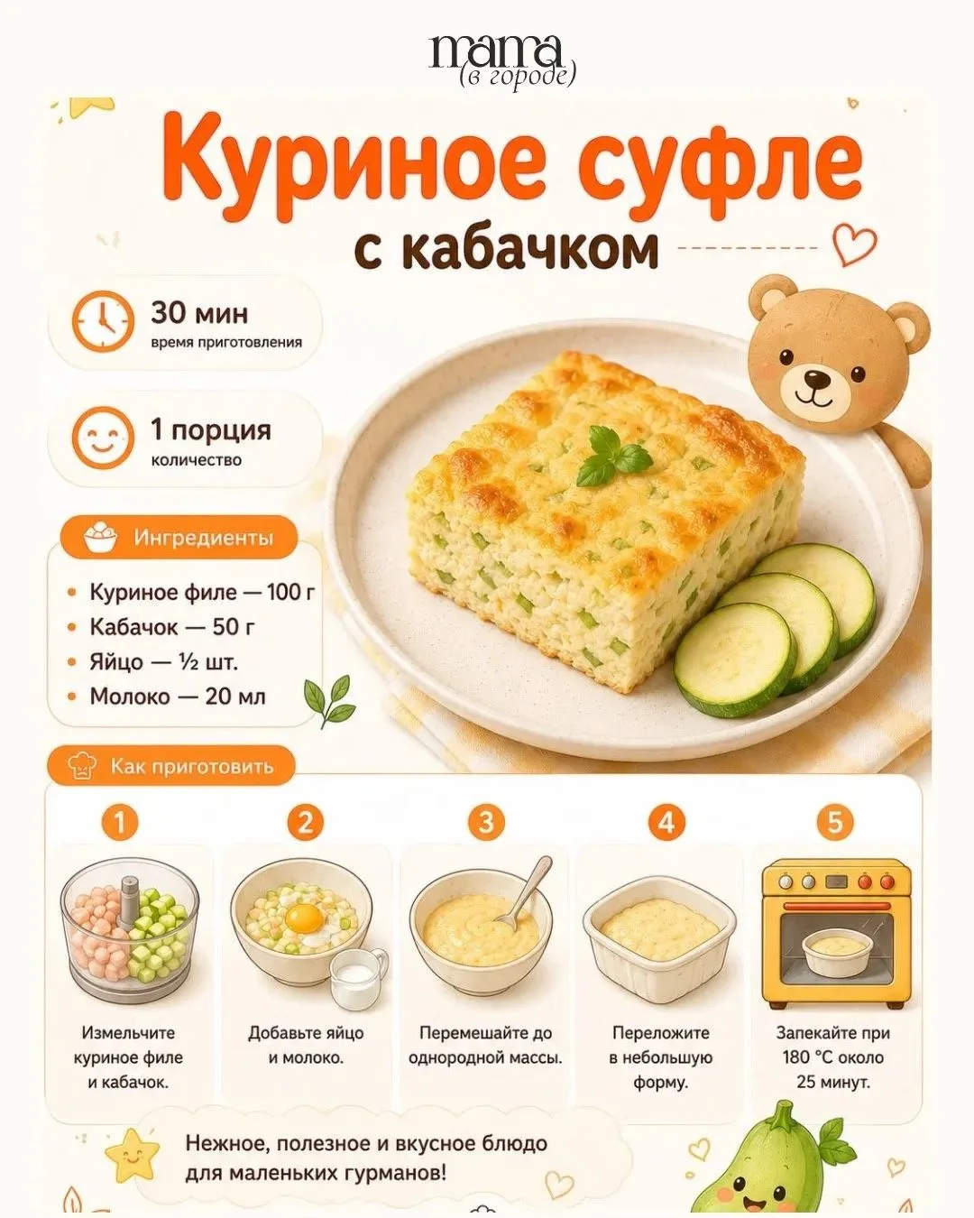 8 рецептов детского обеда 🥘