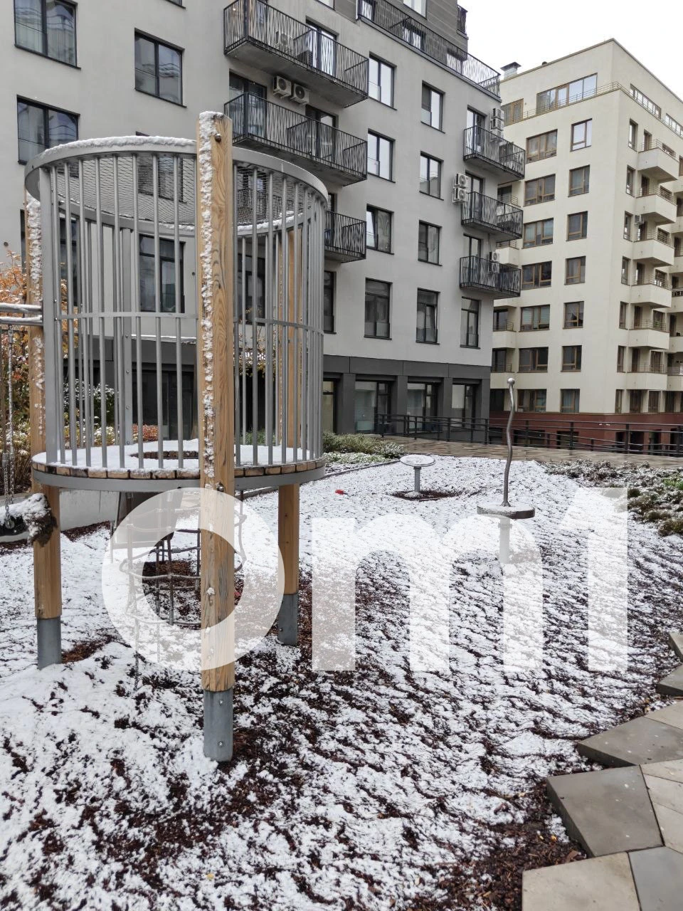 ❄️ Новосибирск за утро заметно побелел