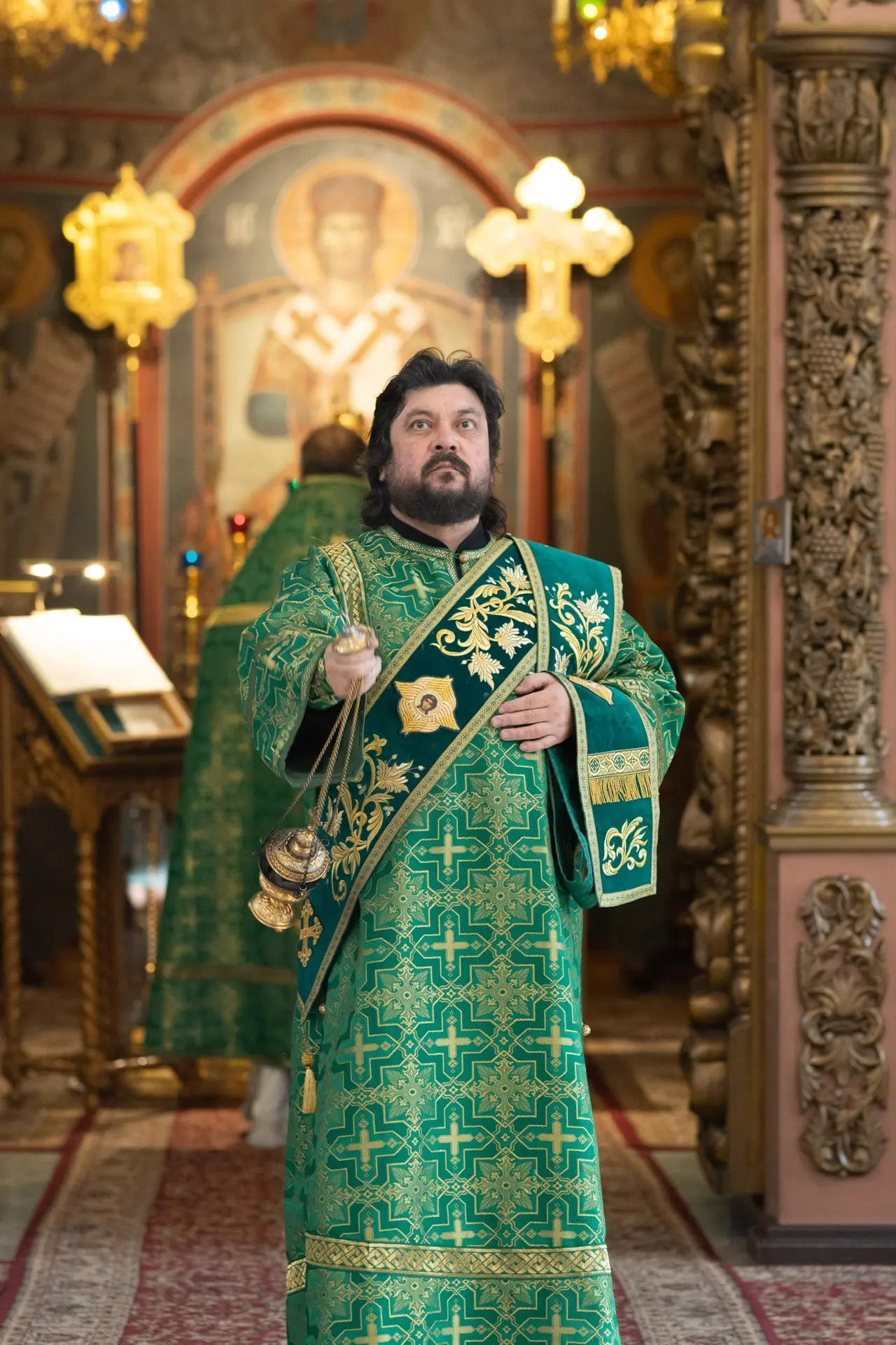 Божественная литургия в день памяти преподобного Сергия Радонежского ♰
