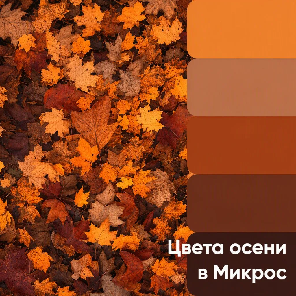 🍂 Осень — это самая теплая палитра в году.