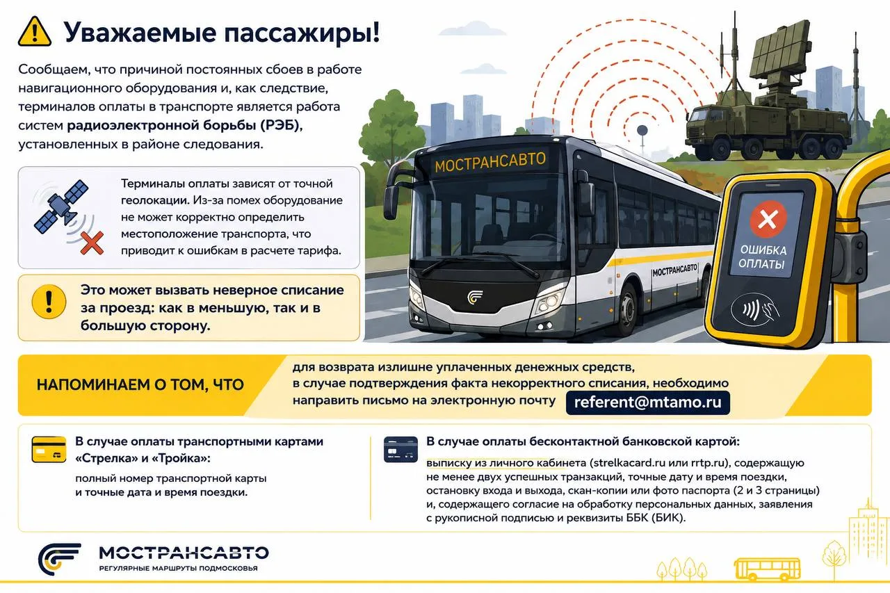 📩 Куда обращаться пассажирам при некорректном списании за проезд?