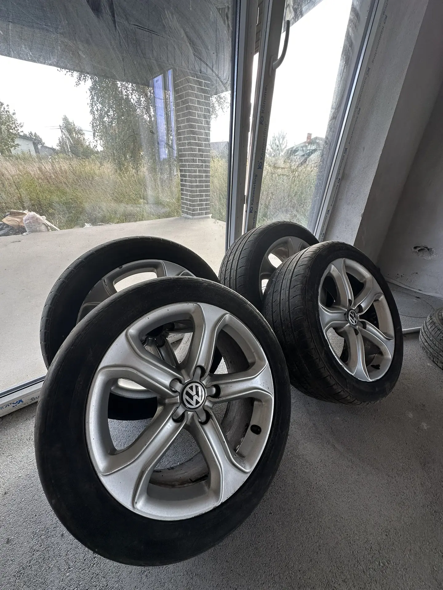 Оригинальные/литые диски R17 Audi - 4 шт.