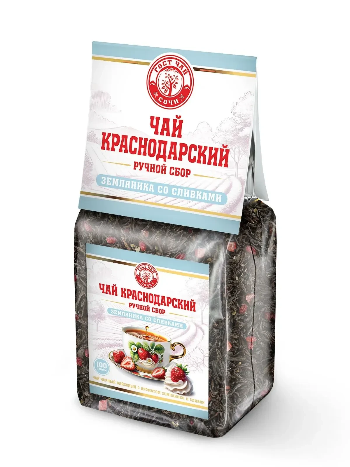 Краснодарский чай Ручной сбор, черный, 100г