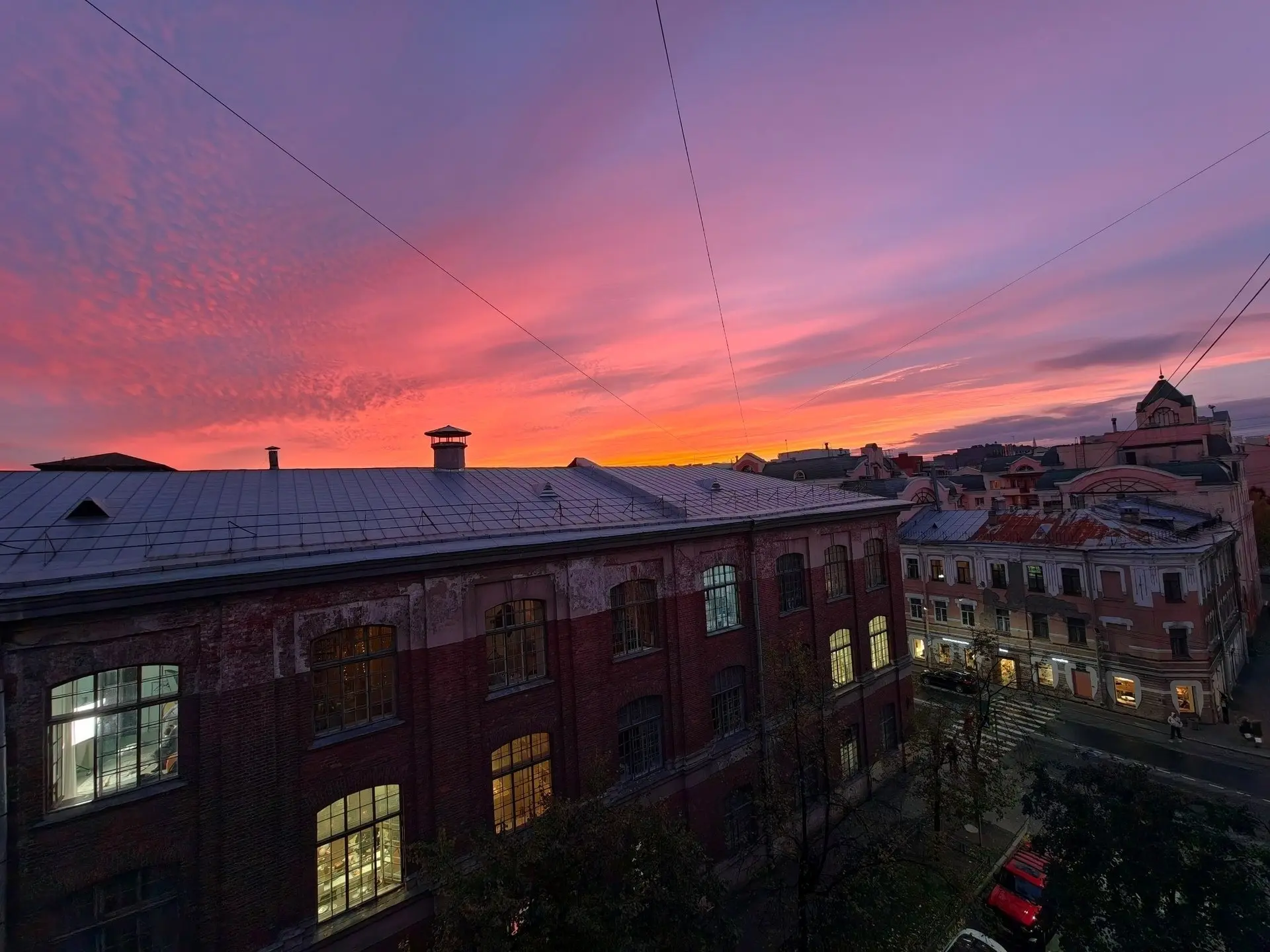 Октябрьский закат в Петербурге чудо как хорош 🌅
