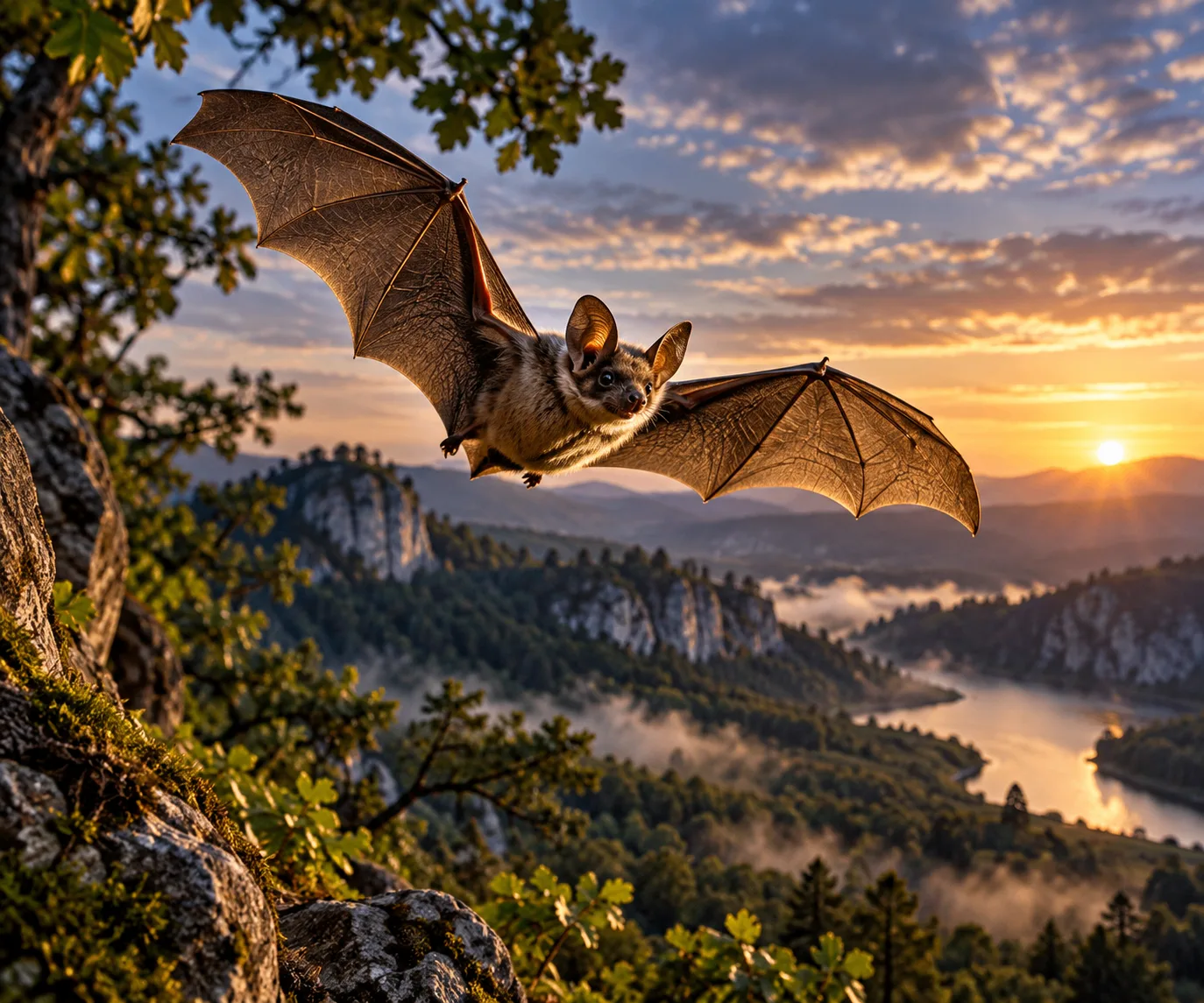🦇 Когда человек ещё и не планировался природой, летучие мыши уже осваивали небо