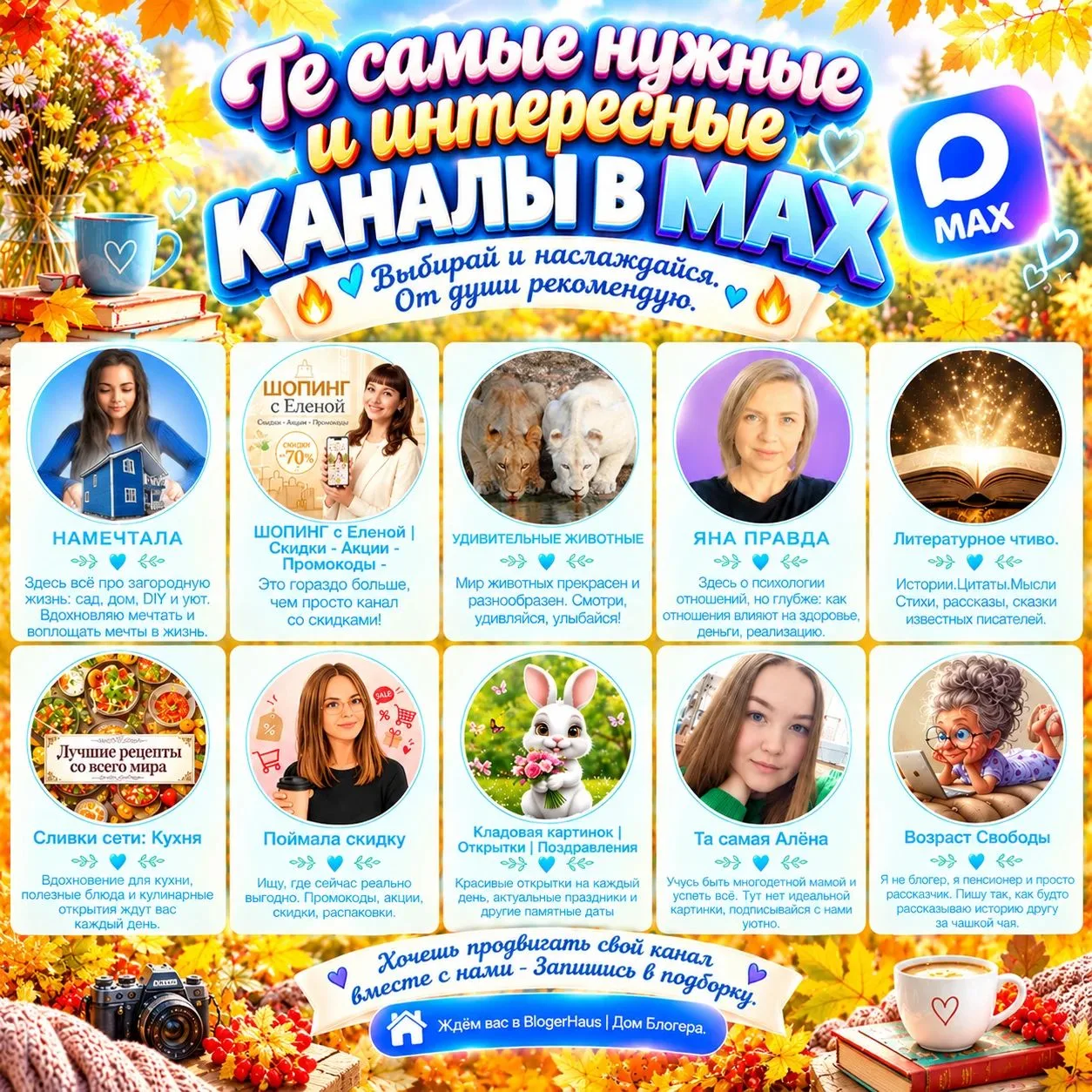 Те самые нужные и интересные каналы.