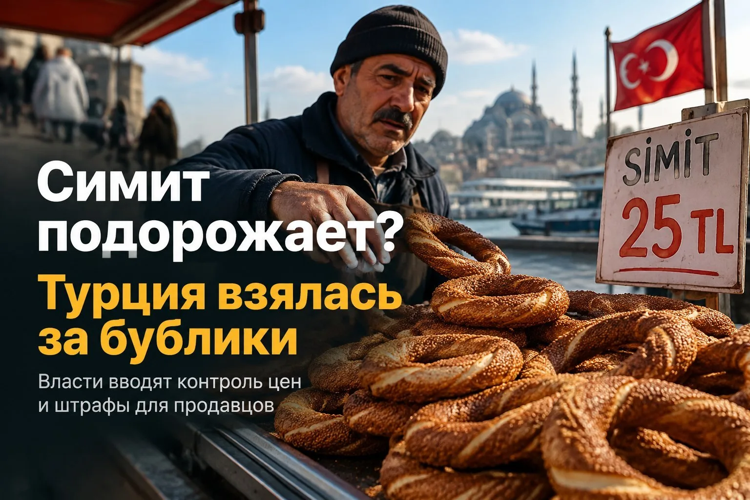 🧐 Симит подорожает? Турция взялась за бублики