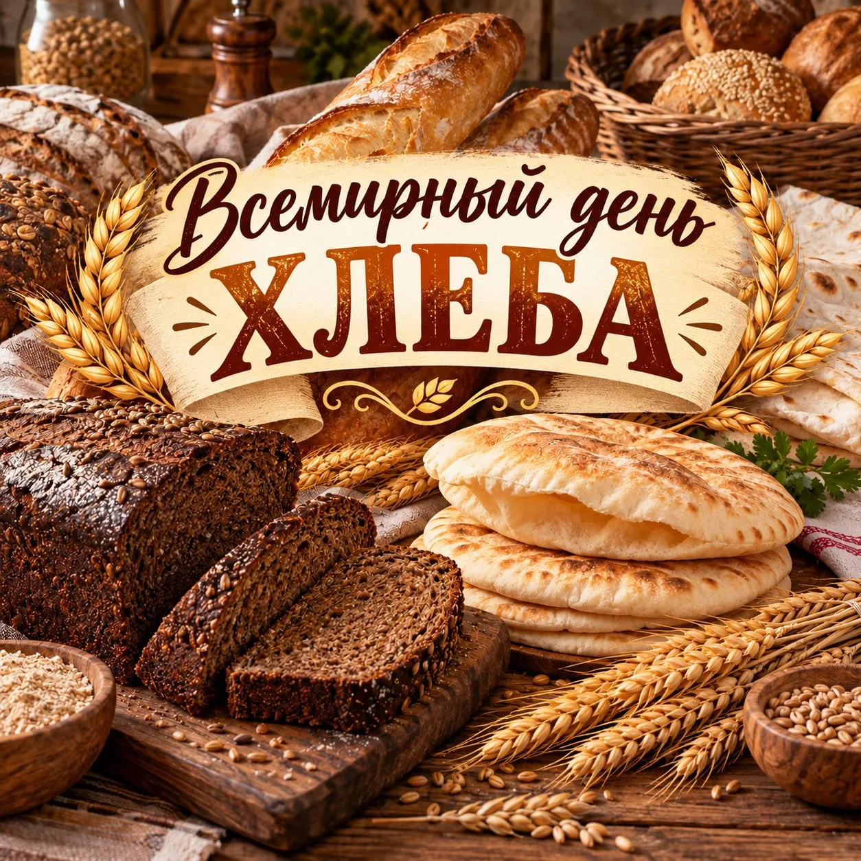 16 октября - Всемирный день хлеба🥨🥖