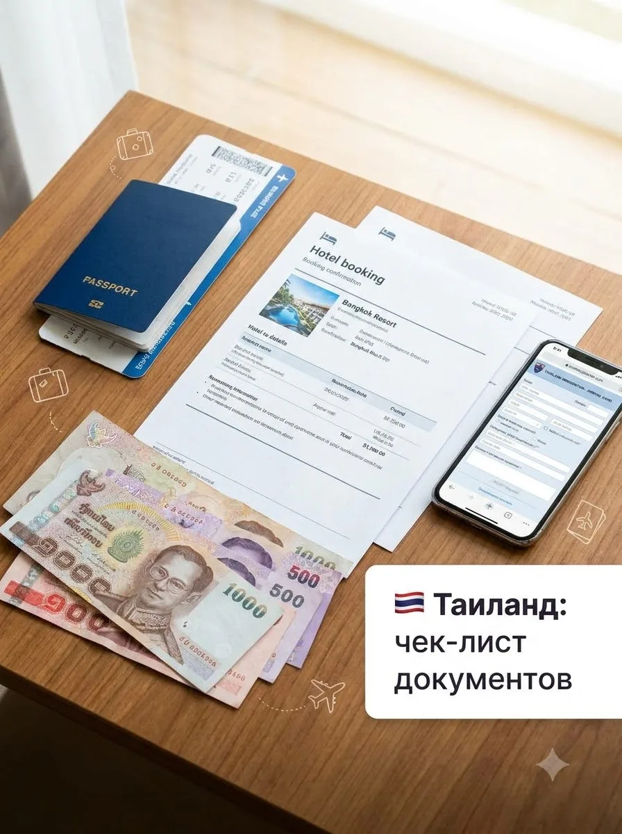 🇹🇭 Собираетесь в Таиланд? Проверьте документы до вылета🙏 Чтобы на въезде не пришлось...