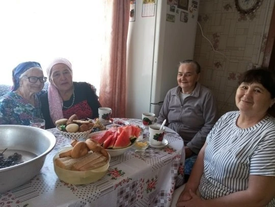 ❤️ Работники клуба в Каклы-Куле навестили пожилых односельчан за чашкой чая