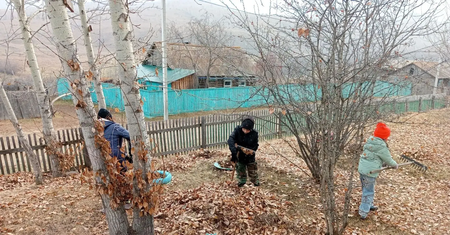Вместе сделали школу чище! 🍂