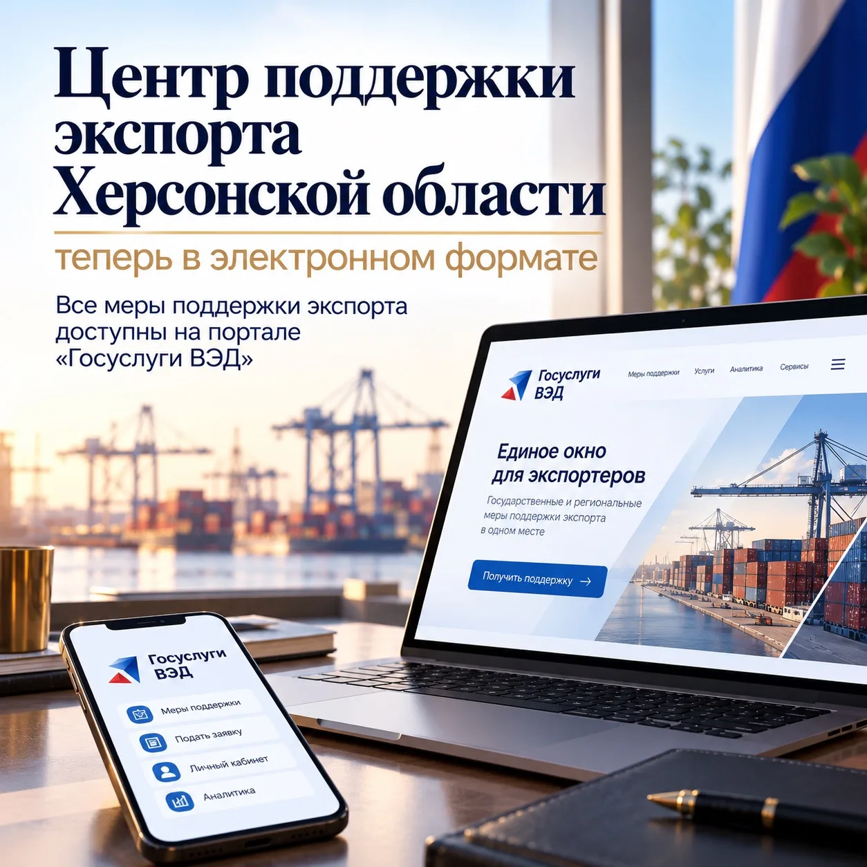 Центр поддержки экспорта Херсонской области стал ещё доступнее для предпринимателей 👨�...