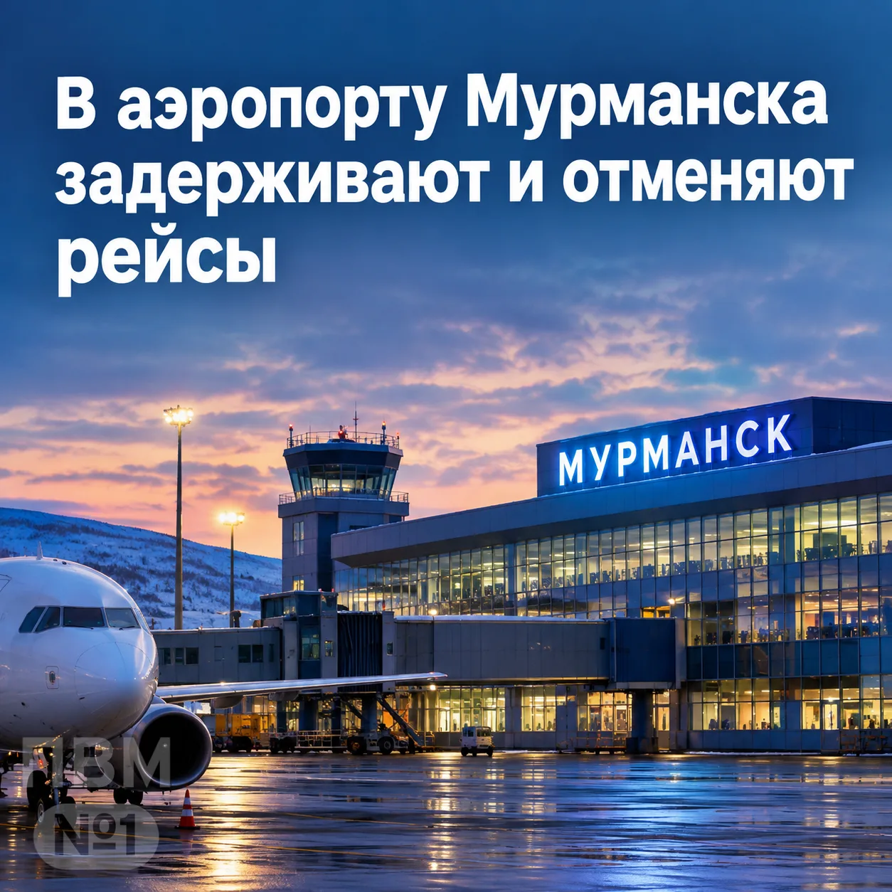 ✈️ В аэропорту Мурманска задерживают и отменяют рейсы
