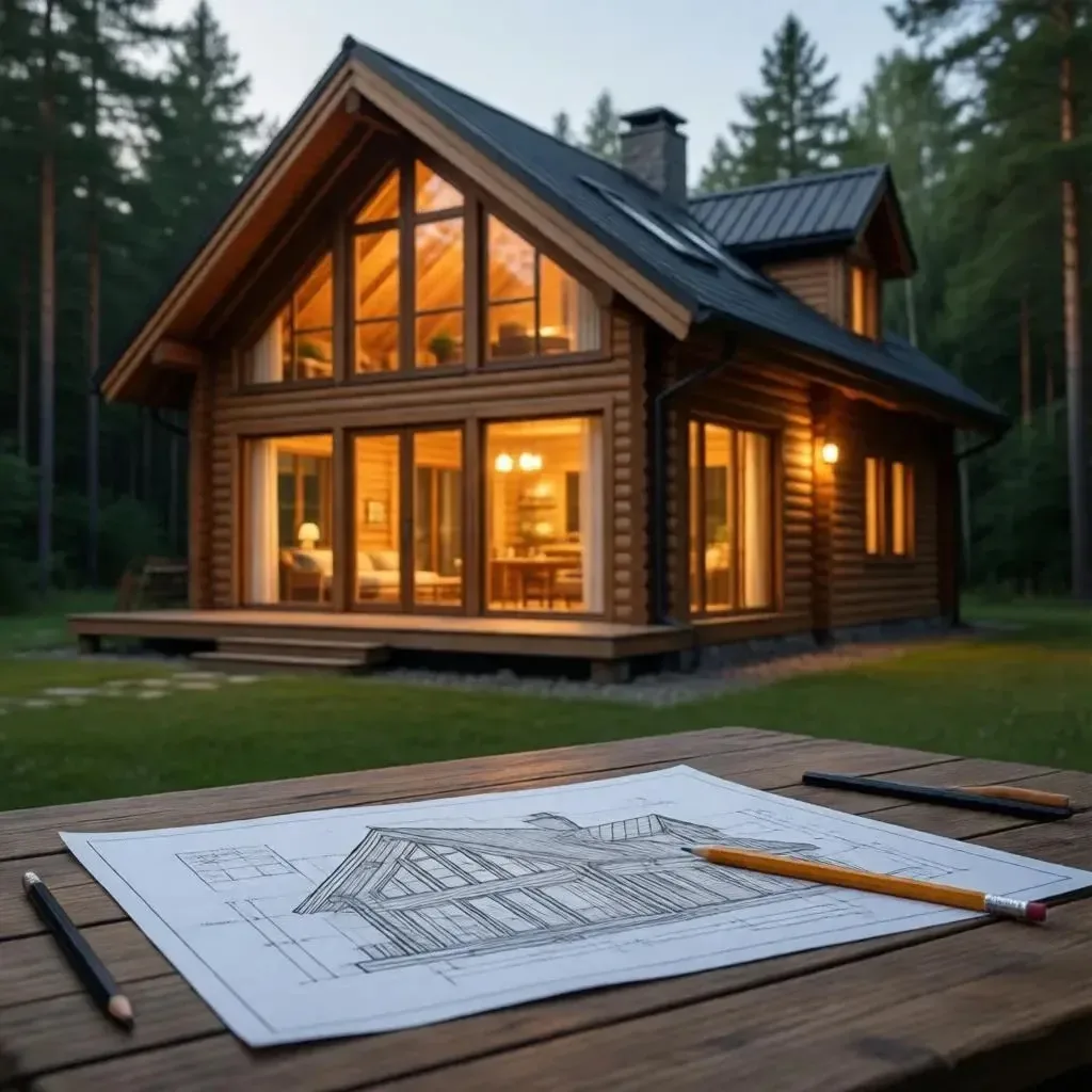 🏡 Строить деревянный дом по типовому проекту: заказывать или нет?