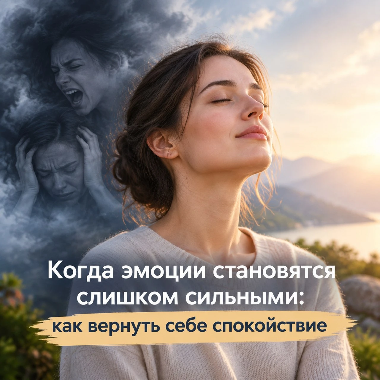 ного спокойствия. Эмоции невозможно выключить по команде. Но можно постепенно научиться...