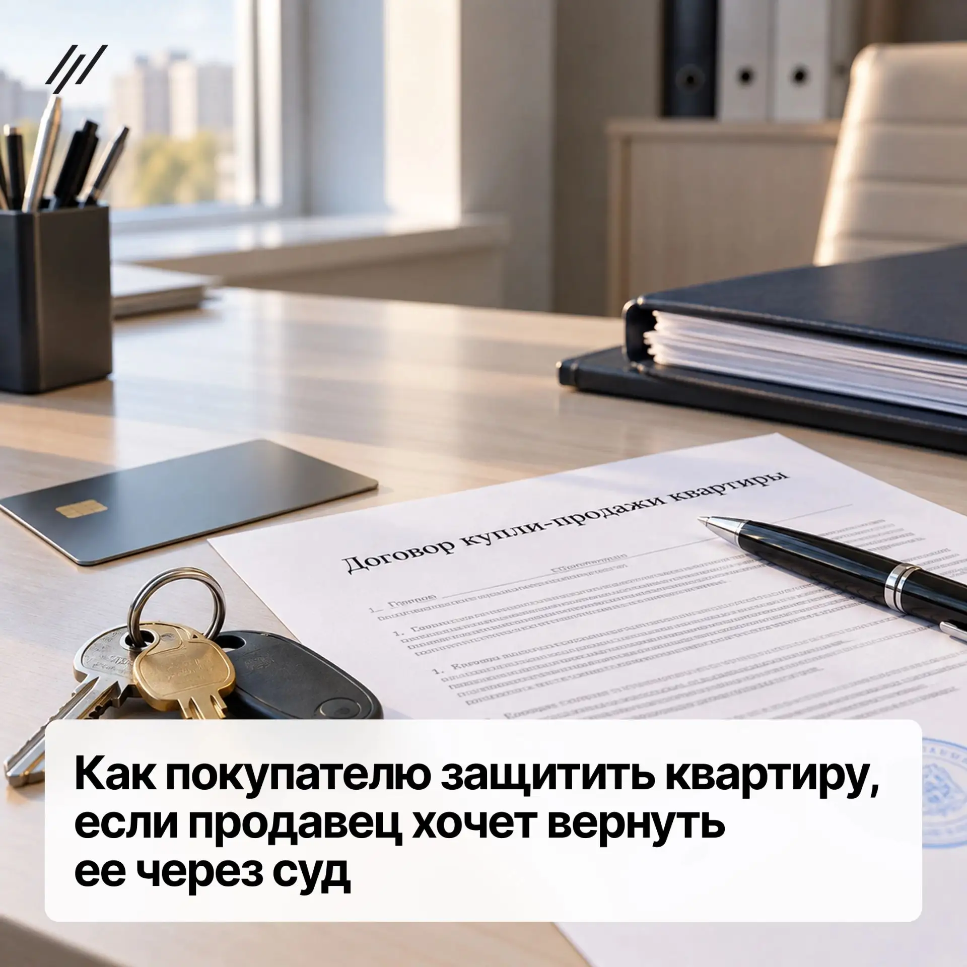 📑 Как покупателю защитить квартиру, если продавец пытается вернуть её через суд