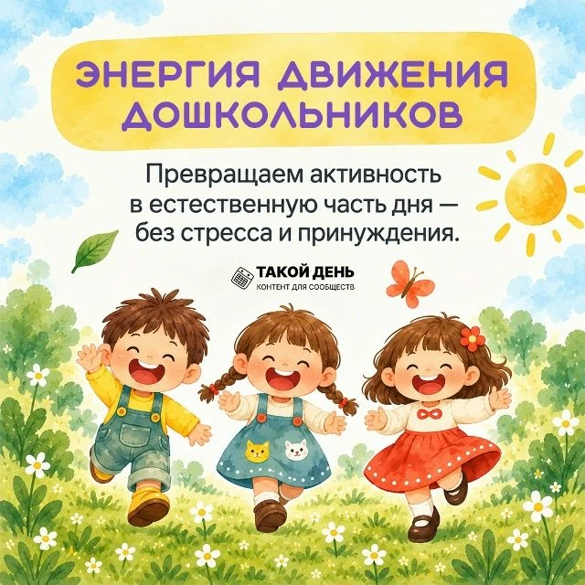 Физическое воспитание дошкольников.