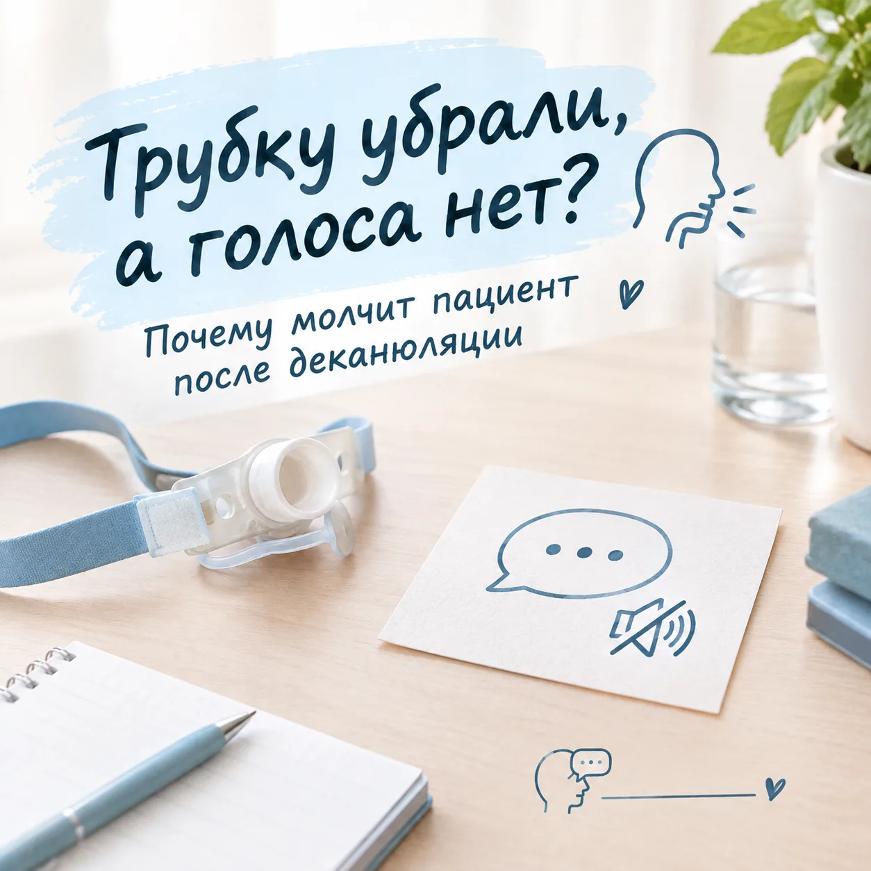 «Трубку убрали, а голоса нет? Почему молчит пациент после деканюляции» 🗣🩺