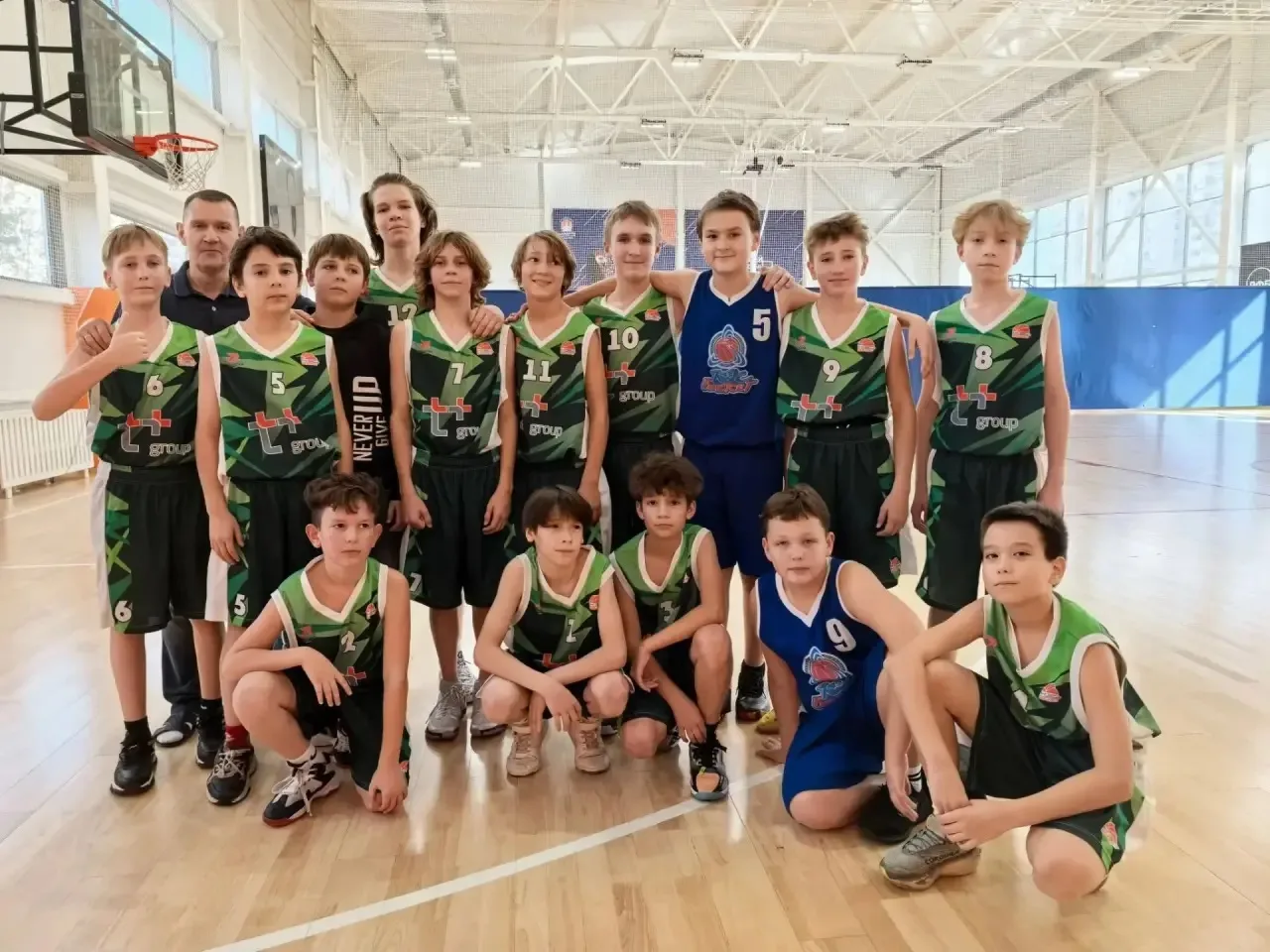 🏀 Победа в товарищеском матче по баскетболу!