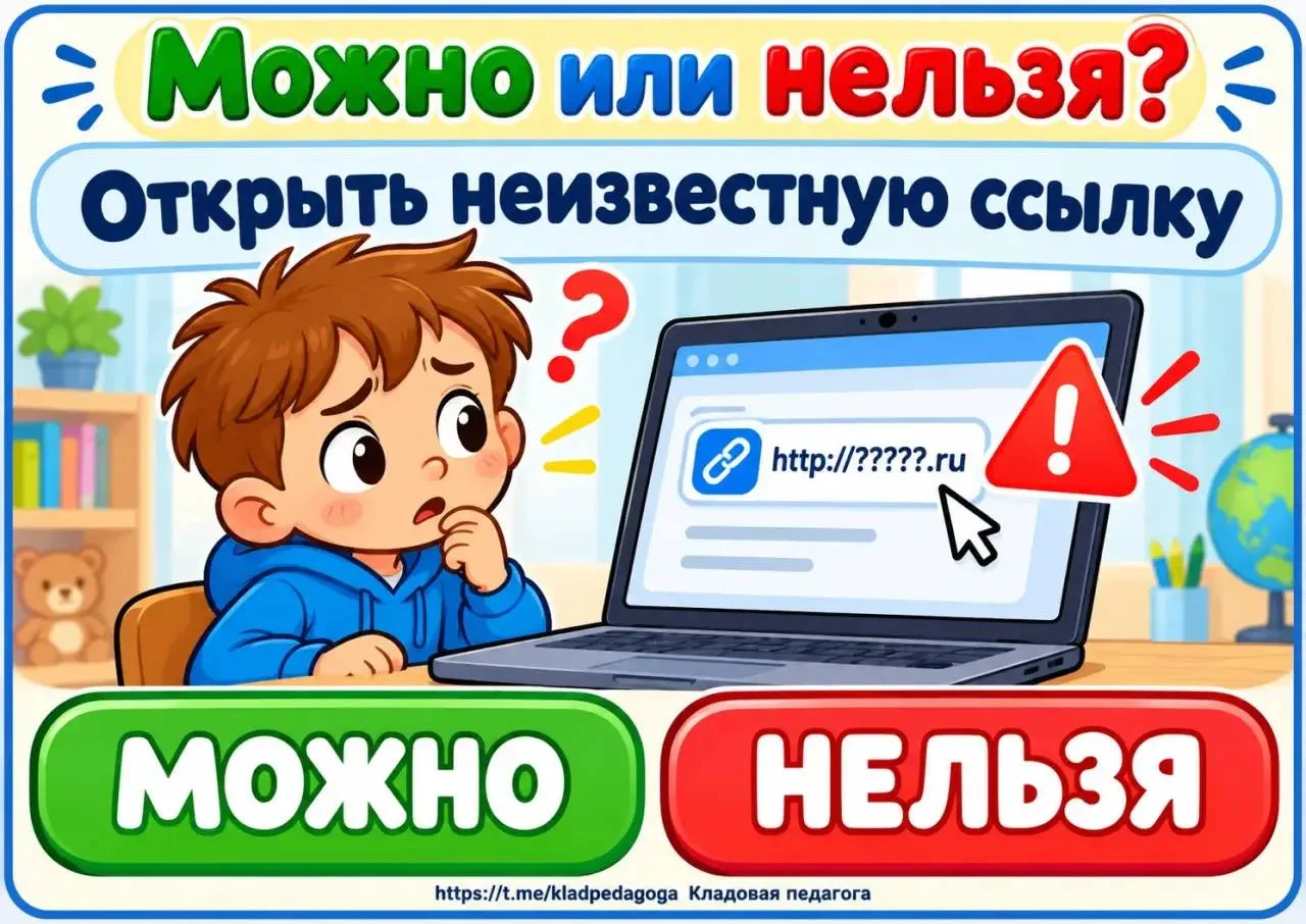 Карточки «Можно/нельзя» к РОВ «Безопасность в сети Интернет» 🛜