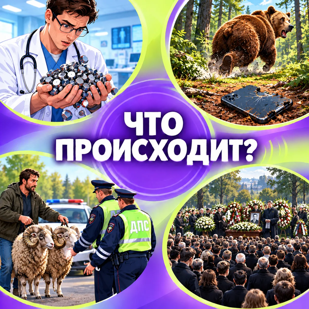 🗞 100 ипотек, прощание с Кашпировским, 250 магнитов в желудке, взятка баранами и необы...