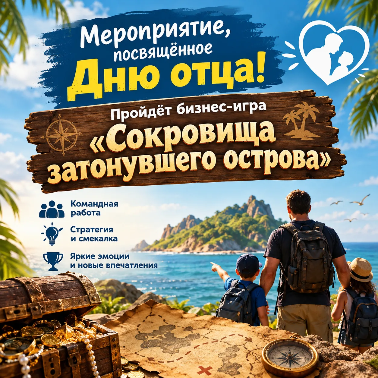 🎉 Внимание, ученики 6–8 классов и их папы! 🎉