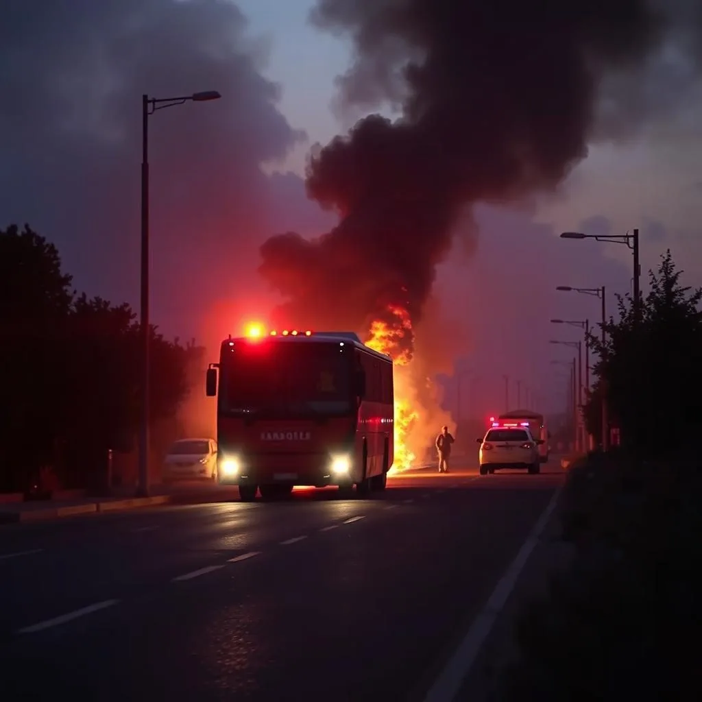 Авария с автобусом в Анталье: В Турции произошло крупное ДТП с участием пассажирского а...